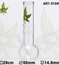 CannaHeroes | 11" Glass Water Pipe