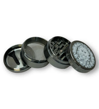 Green Man Gray 4-Piece Aluminum Grinder, 2"