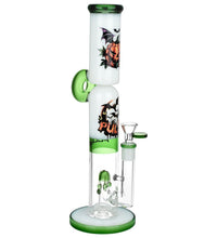 Pulsar Double Stacked Halloween Glass Water Pipe - 12.75" / 14mm F