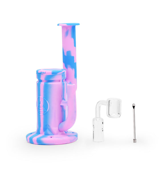 Ritual - 8.5'' Silicone Sidecar Rig - Cotton Candy