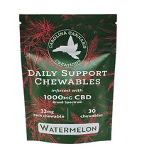 Daily Support Chewables | CBD | Watermelon 30ct bag | Carolina Cannabis Creations