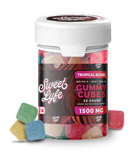 Vegan Gummies 1500MG D8+HHC+THCP - Bag - Tropical Blend