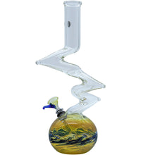 LA Pipes "Switchback" Bubble Base Bong