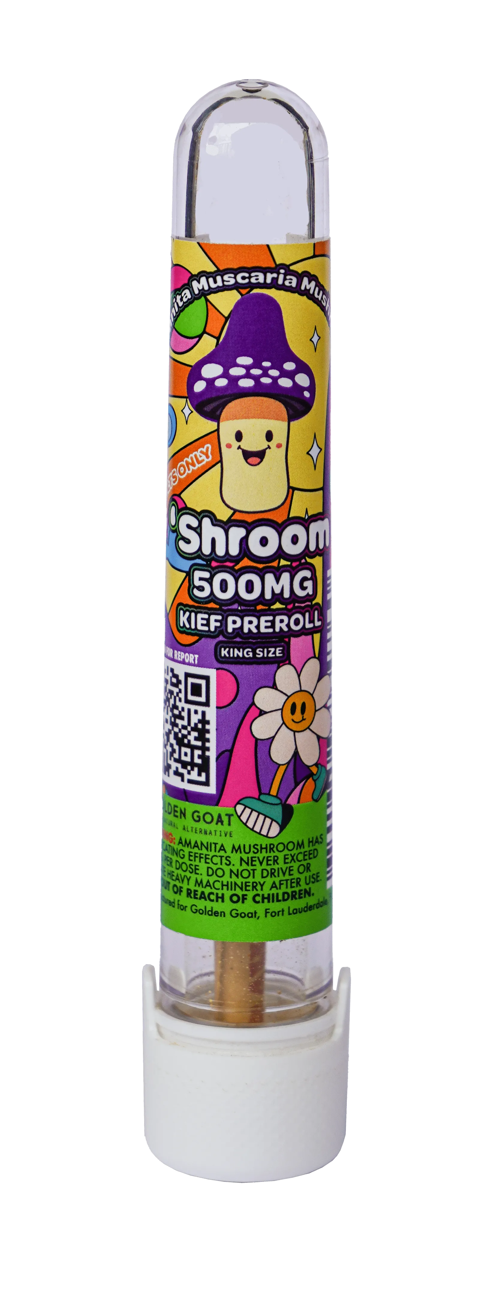 SHROOM – 350mg – Kief Preroll – KING SIZE