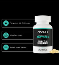 cbdMD Full Spectrum CBD Softgels - (1500MG - 6000MG)