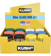 Kush RX Glass Concentrate Jar w/ Silicone Lid - 50ml/ 24ct