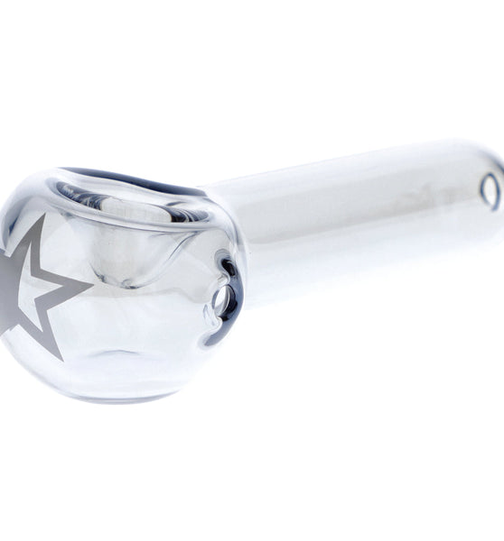 Famous X 3" Chrome Fumed Spoon Hand Pipe