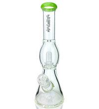 12" AFM Glass UFO Color Lip Glass Beaker Bong