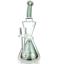 9" AFM Pyramid Perc Glass Recycler Dab Rig