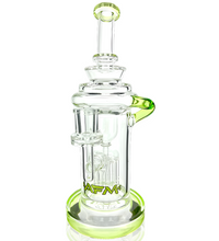 10" AFM Glass Power Station Color Lip Glass Recycler Dab Rig