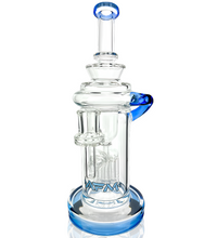 10" AFM Glass Power Station Color Lip Glass Recycler Dab Rig