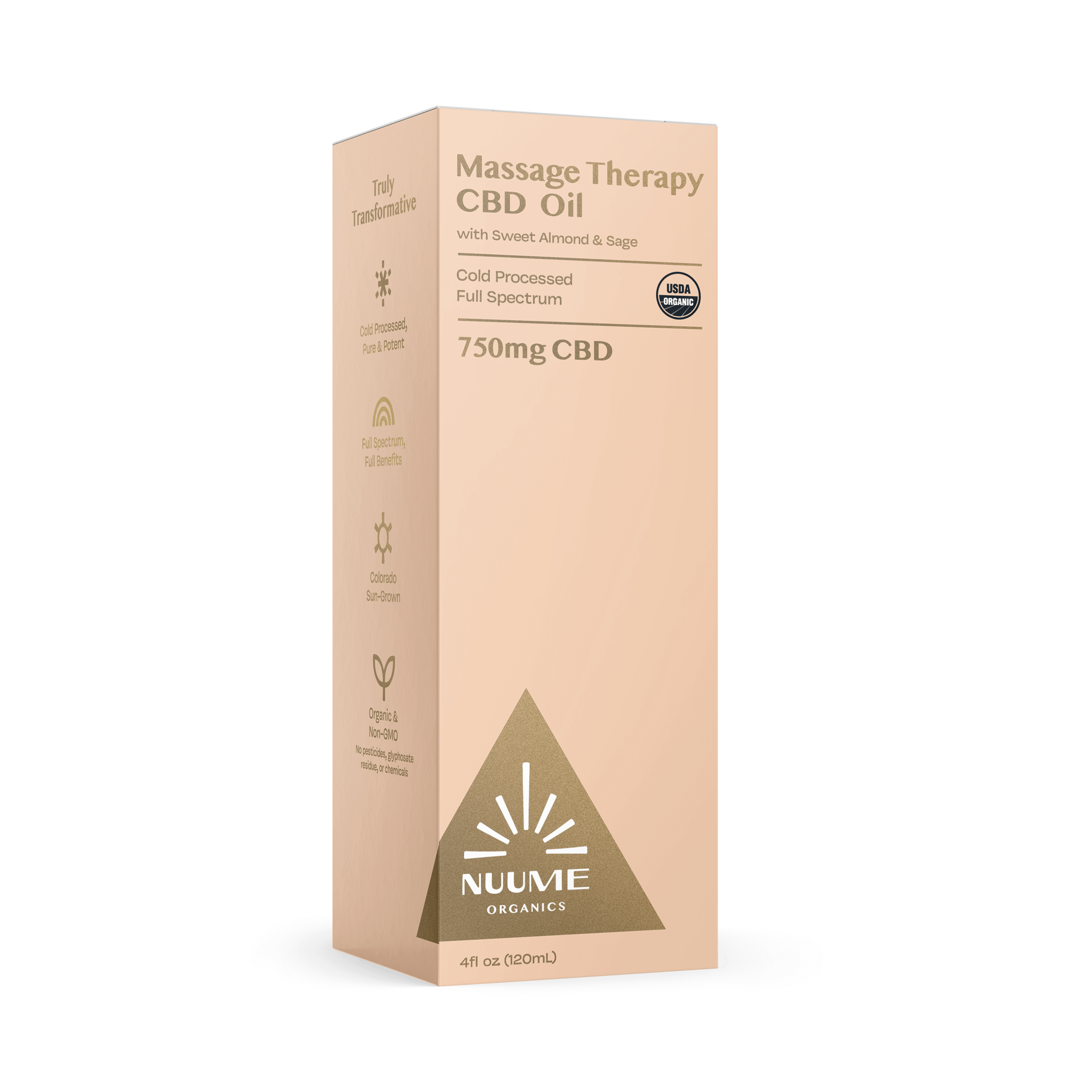 Organic CBD Massage Therapy Oil 750mg