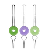 Pulsar Frosted Donut Dab Straw - 9" / Colors Vary