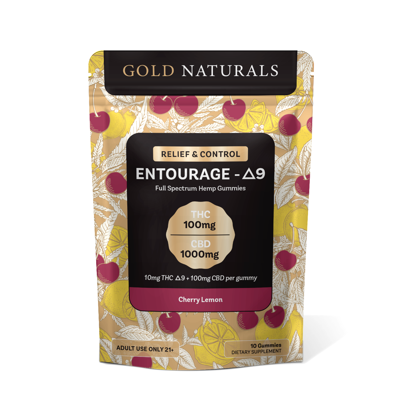 Gold Naturals Entourage Δ9 Gummy