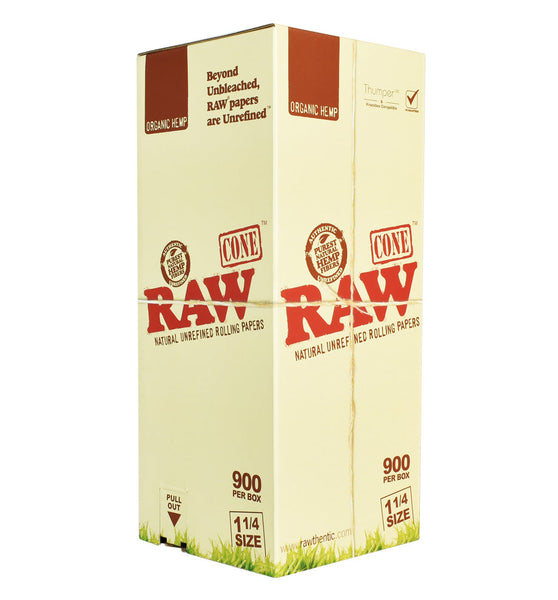 RAW Organic Hemp Cones - 1 1/4" 900pcs