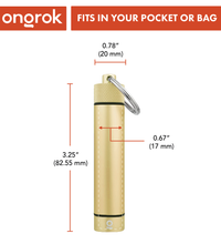 Ongrok Aluminum Storage Keychain