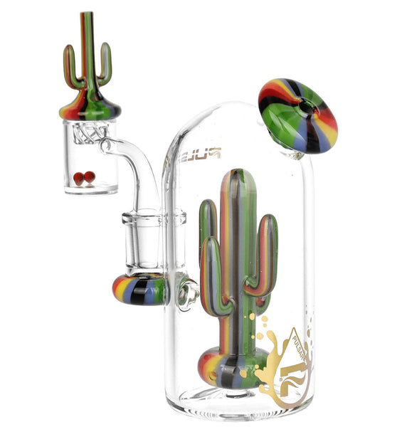 Pulsar Cactus Fantasy Rig Set w/ Cactus Cap & Terp Beads - 5.5" / 14mm F