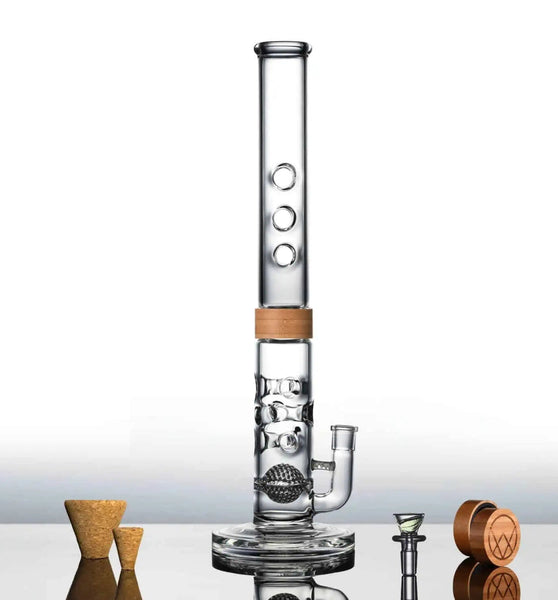 Vitae Glass 18"Swiss Sphere + Trio Origin Bong