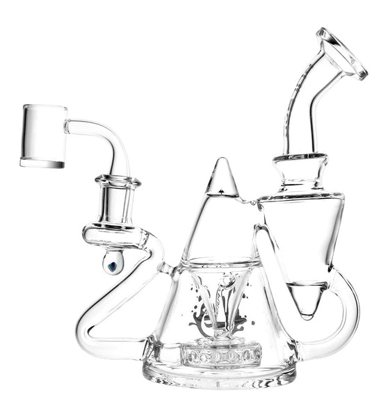 Pulsar Tea Pot Recycler Rig - 7.75" / 14mm F / Clear