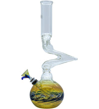 LA Pipes "Switchback" Bubble Base Bong