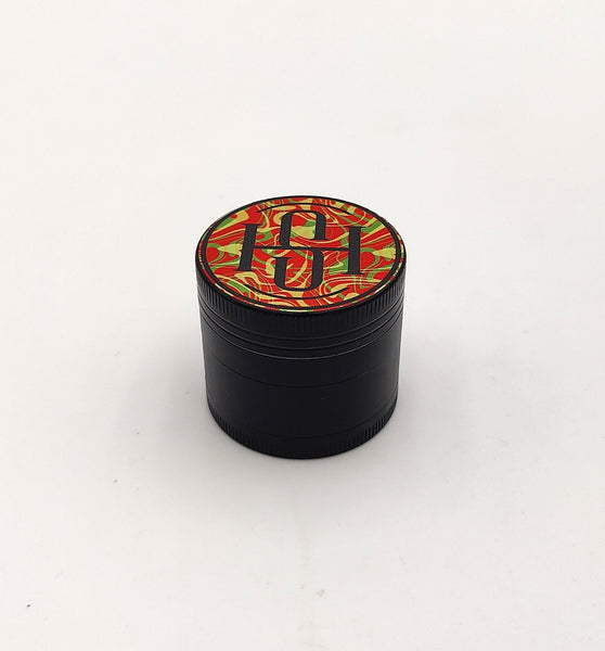 High Society - 4 PC 40mm Ceramic Teflon Coated Grinder - Rasta