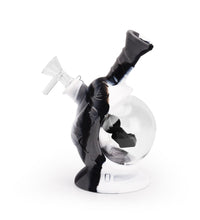 Ritual - 7.5'' Silicone Astro Bubbler - Black & White Marble