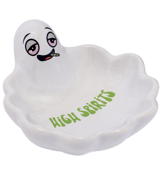 Fujima Ghosty High Spirits Ceramic Ashtray - 5.5"x5"