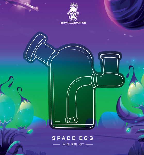 Space King Glass - 'Space Egg' Mini Rig