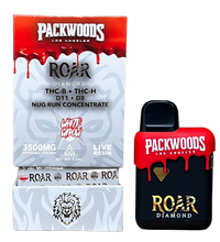 Roar x Packwoods Nug Run Concentrate 3500MG LIVE RESIN THC-B + THC-H, D11 +D8 - White Widow