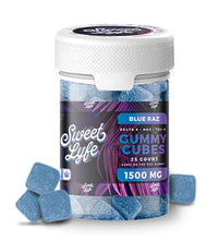 Vegan Gummies 1500MG D8+HHC+THCP - Bag - Blue Raz