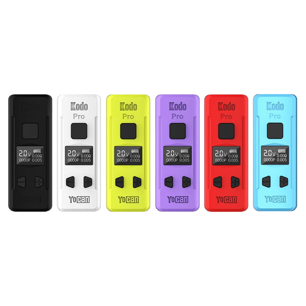 Yocan Kodo Pro 510 Box Mod | 400mAh | Assorted Colors | 20pc Display