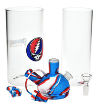 Grateful Dead x Pulsar Silicone & Glass Gravity Water Pipe - 11"