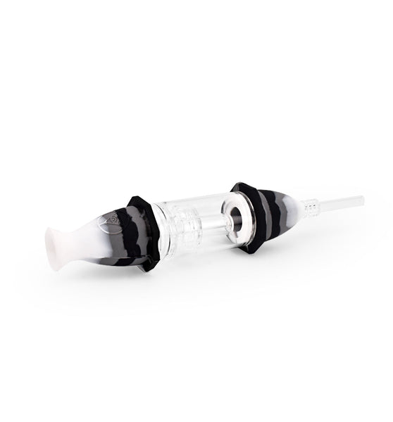 Ritual - 7'' Silicone Deluxe Nectar Collector - Black & White Marble