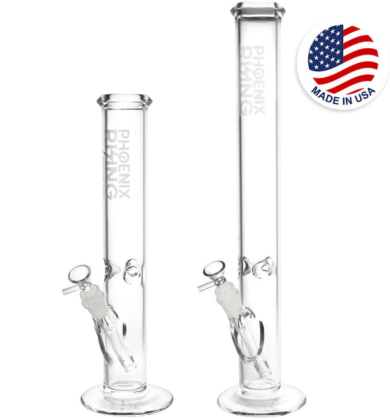 Phoenix Rising Straight Tube Water Pipe