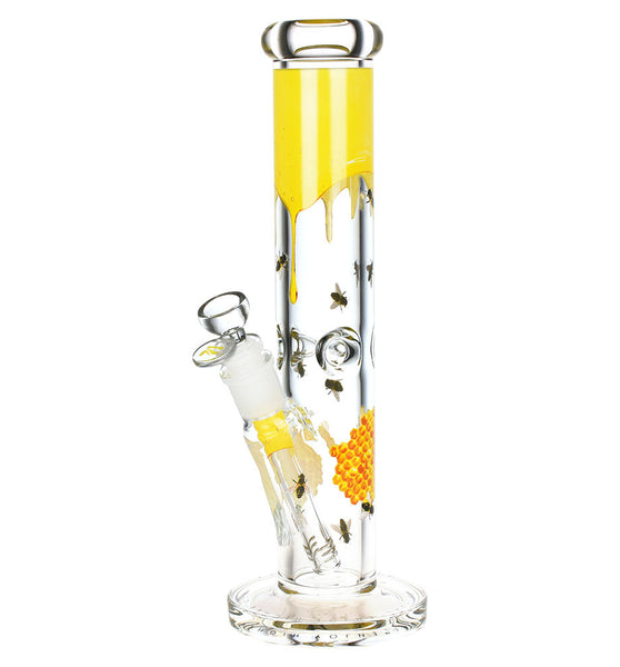 Pulsar Sweet Nectar Design Series Straight Tube Water Pipe | 12" | 14mm F