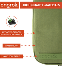 Ongrok Carbon-lined Wallets with Combination Lock V 2.0 | 3" Sizes (Small, Medium, Large)