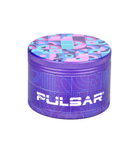 Pulsar Design Series Grinder with Side Art - Candy Floss / 4pc / 2.5"