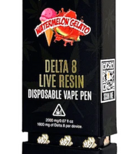 Butter OG Delta 8 Live Resin Disposable Vape 2G - Watermelon Gelato (Sativa)