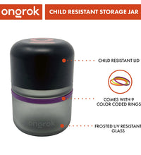 Ongrok 80ml Child Resistant Jar | 6 Pack