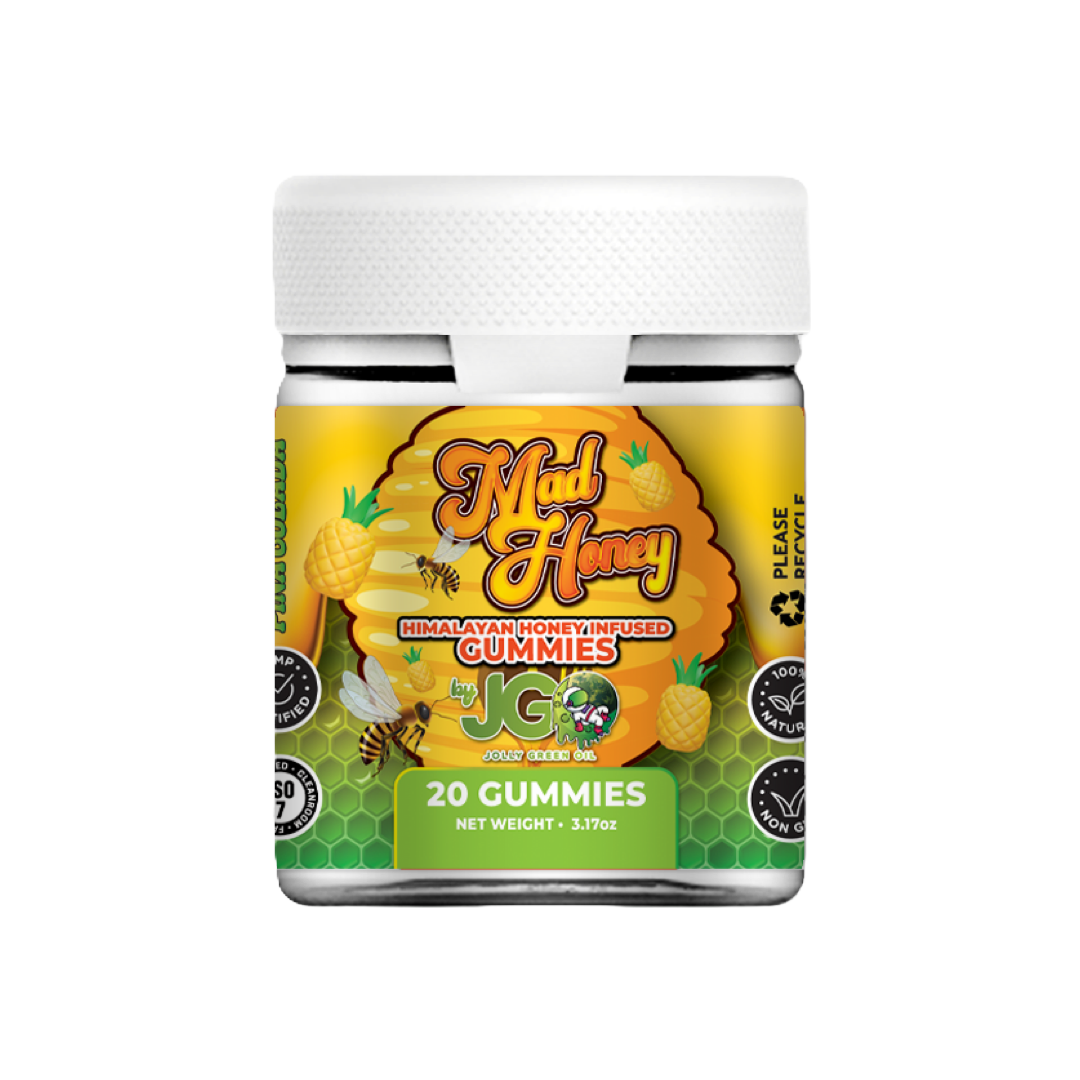 JGO Mad Honey Infused Gummies, 10000 mg, 20 ct