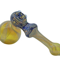 LA Pipes "Raked Hammer" Fumed Hammer Bubbler Pipe (Various Colors)