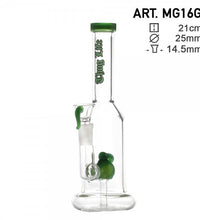 Thug Life | 8" Green Water Pipes w/ Custom Perc