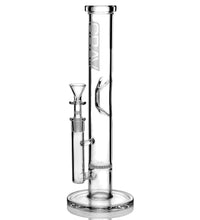 GRAV® Medium, Clear Straight Base w/ Disc Water Pipe