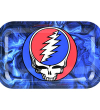 Grateful Dead x Pulsar Rolling Tray Kit | 11"x7" | Steal Your Face Swirls