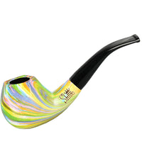 Pulsar Shire Pipes The Sundog | Bent Apple Tapered Stem Rainbow Wood Pipe