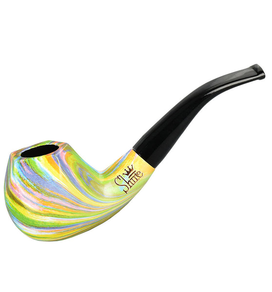 Pulsar Shire Pipes The Sundog | Bent Apple Tapered Stem Rainbow Wood Pipe