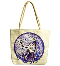 Fanciful Fairy Jute Rope-Handled Tote Bag - 17"x15"