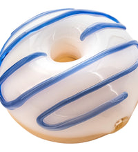 LA Pipes "Frosted Donut" Glass Pipe