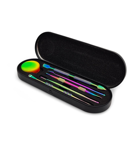 High Society | Dabber's 5 Piece Tool Kit w/ Silicone Oil Jar