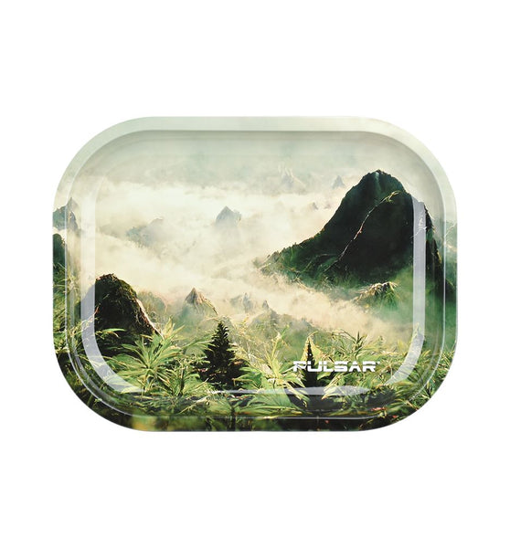 Pulsar Mini Metal Rolling Tray - Sacred Valley / 7"x5.5"